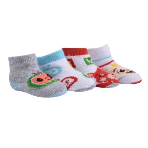 CoComelon Baby Boy's 10-Pack ABC Quarter Socks, White, 18-24 Months (43JH013YQSZA)