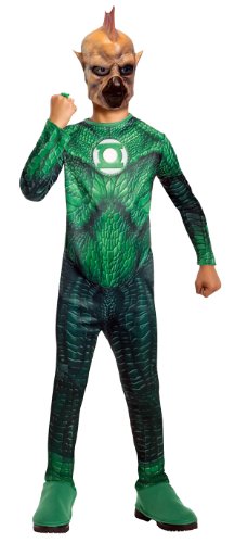 Green Lantern Child's Tomar Re Costume - One Color - Small