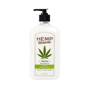 Hemp Heaven Coconut Bliss Body Lotion - Luxurious Nourishing Hydration for Silky Smoothness and Softness - Experience Hemp Seed Oil Skin Care – 18 Oz