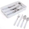 Gibson 65331.24 24 Piece Casual Living Flatware Set White
