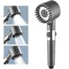 Shower Head with Handheld, High Pressure 3 Spray Mode Showerhead with Filters, Water Softener Filters Beads for Hard Water - Remove Chlorine - Reduces Dry Itchy Skin with Massage Therapy