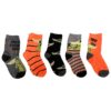 Centric Brands The Mandalorian Kids Size 5-Pack Crew Socks (Large, Halloween) (43UT072ECCZA)