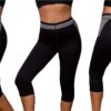 Slim & Trim Women's Capri Black Combo X-Large