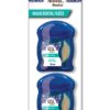 GuruNanda Waxed Dental Floss Tape - Smooth Glide for Sensitive Gums and Teeth - Cool Mint Flavor - 2x100 Yards - Pack of 2