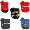Disney Boy's 5 Pair Cars Character Socks, Small, Red