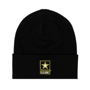 U.S. Army Men's Big Logo Beanie Black
