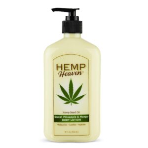 Hemp Heaven Pineapple - Mango Lotion with Pump - 18oz