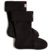 Hunter Kids Recycled Fleece Boot Sock Black Textile 8-10 US Toddler