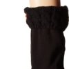 Hunter Kids Girl's Original Kids' Half-Cardigan 6 Stitch Cable Boot Socks (Toddler/Little Kid/Big Kid) Black SM (Shoe 8-10 Toddler)
