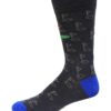 INTERBRAND GLOBAL INC. Men's Golf Pattern Socks - 1 Pack NAVY GREEN NS