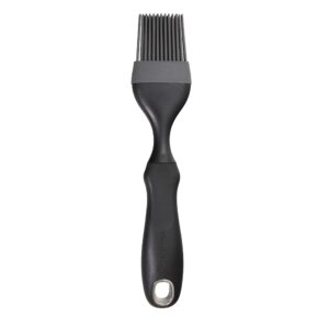 Baker's Secret - Silicone Brush with Grip Handle, for Pastry, Oil Baking, BBQ and Grilling, Baking Utensils Accessories - Black