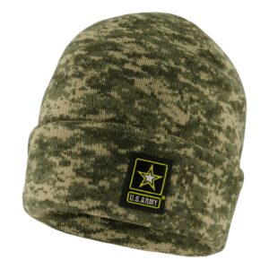 U.S. Army Men's Digital Camouflage Beanie, Olive